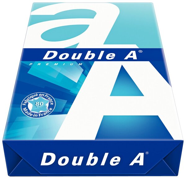 Kopierpapier Double A Premium, DIN A3, 80g/qm, hochweiß, Weißegrad 151 CIE, 500 Blatt