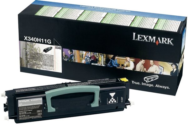 Rückgabe-Druckkassette 0X340H11G, für Lexmark Drucker, ca. 6.000 Seiten, schwarz