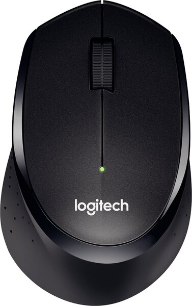 Maus M330 silent, kabellos, über 90% reduzierte Klickgeräusche, 3 Tasten, Scrollrad, 1000 dpi, Reichweite: 10 m, geeignet für Apple MacOS X 10.5 oder höher, Linux Kernel 2.6, Google Chrome OS, Microsoft Windows 7/8/10 oder höher, schwarz