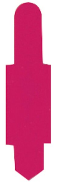 Stecksignale 15 x 55 mm, PVC, zum Einstecken in Schlitzstanzungen bei Einstellmappen, 100 Stück, violett