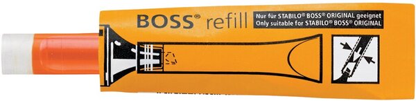 Nachfüllpatrone für Textmarker Stabilo Boss, orange