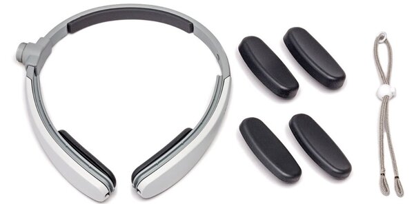 AIRScouter WD-200B Zubehör: Kopfbügel und Polster, grau, schwarz