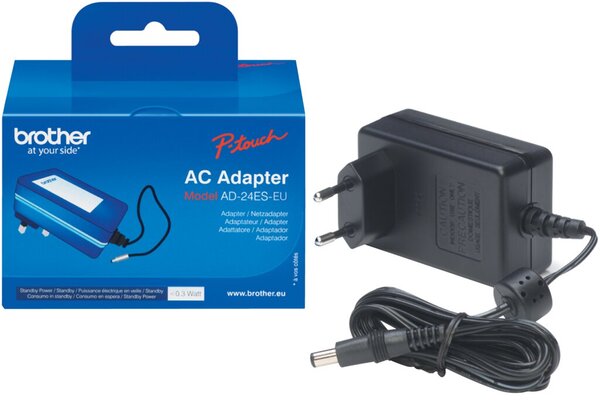 Netzadapter für P-Touch-Serie (9V / 1,6A), schwarz