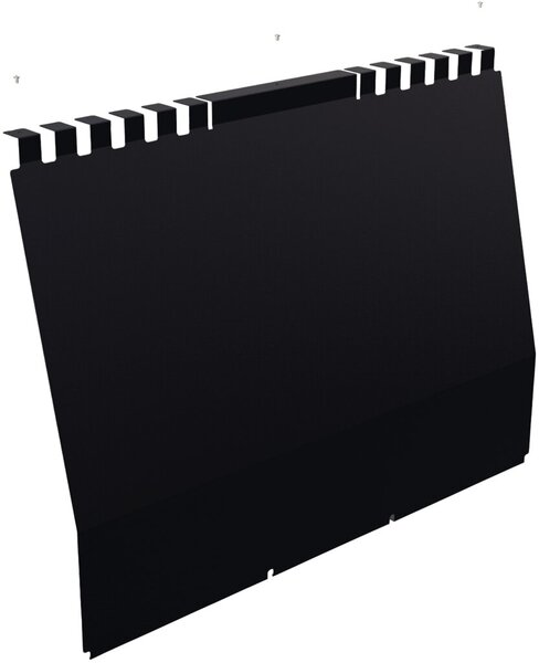 Rückseitige Abdeckung der Display-Aufnahme, wird mit der Halterungsaufnahme verschraubt und schließt das Gehäuse ab
