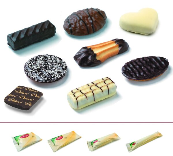 Delacre Treasure Gebäckmischung, 8 Sorten, Packung à 110 Portionen