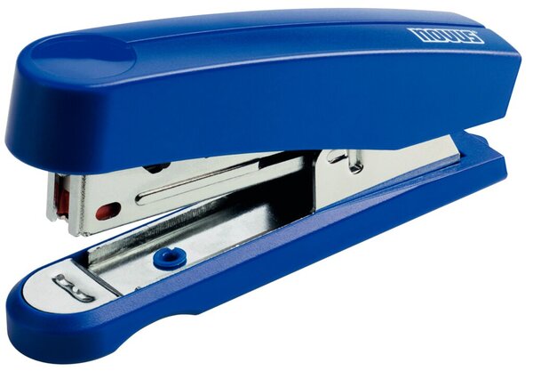 Heftgerät B10 Professional, blau, Heftleistung 15 Blatt, Heftart geschlossen + nageln, Heftklammerntyp No.10