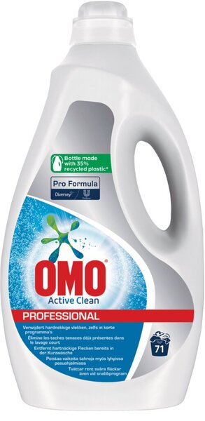 Vollwaschmittel OMO Professional Active Clean, flüssig, 5 Liter